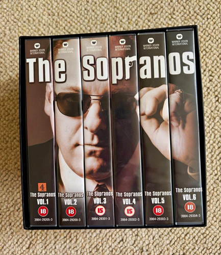 The sopranos season vhs box - vhs,