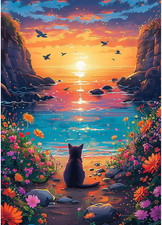 5D Cat Diamond Painting Kits