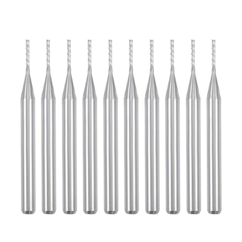 10pcs 1mm carbide end mill - 10pcs,
