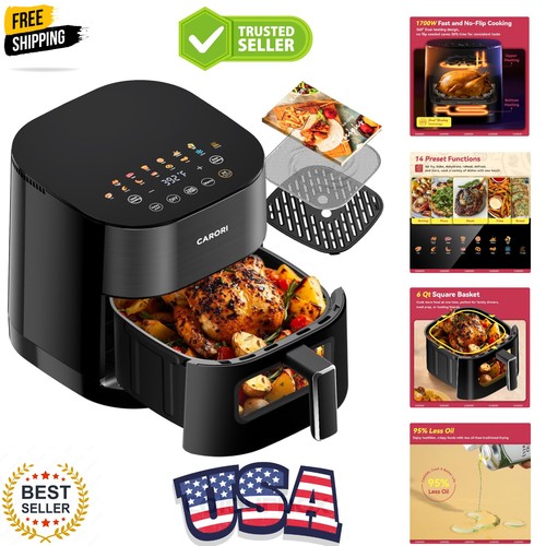 Air fryer with viewing - 14-in-1,