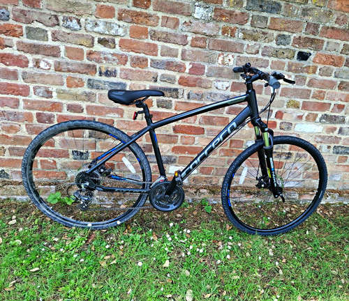 Carrera hybrid bike - 700c, black