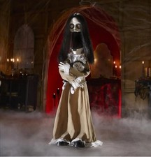 3 Ft Animated Creepy Girl with