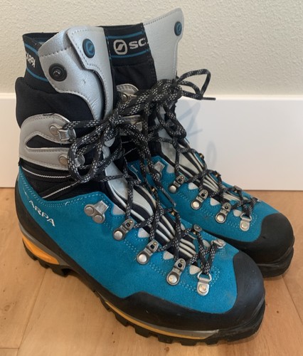 Scarpa mont blanc pro gtx - blanc,