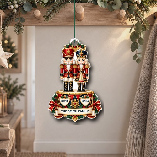 Personalised nutcracker bauble - personalised,
