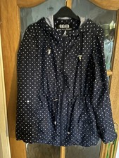 Parka In A Pocket Navy Polka