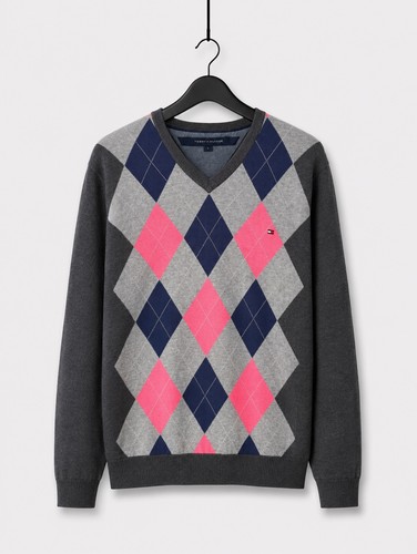Tommy hilfiger argyle - argyle, v-neck