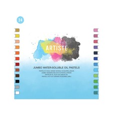 Artiste Water Soluble Oil Pastels Set (Pack of 24) Blendable Colours DOA551024