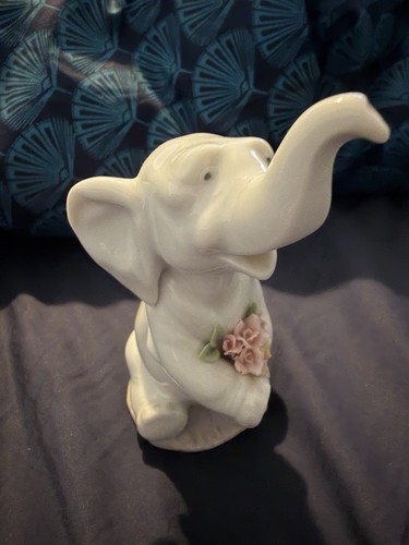Lladro porcelain elephant - lladro,