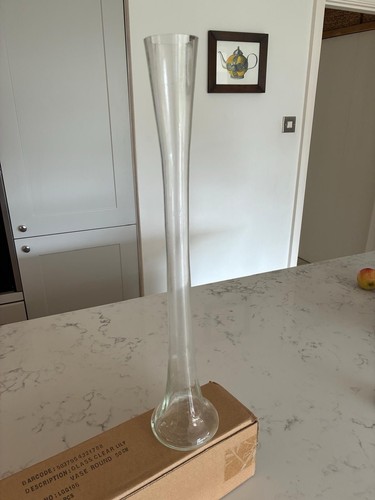 50cm lily vase - vase, clear