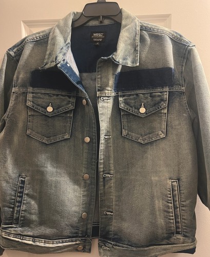 Wesc fashion jean jacket size - wesc,