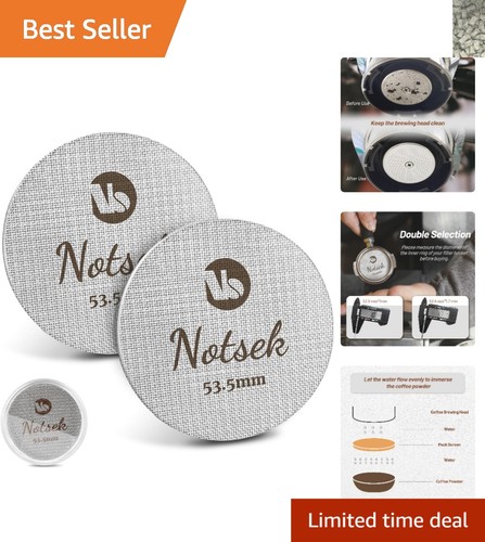 Stainless steel espresso puck - steel,