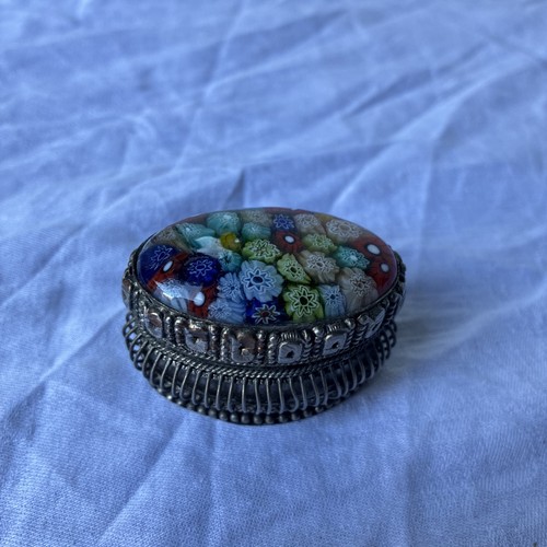 Vintage silver tone metal - silver-tone,
