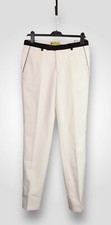 Men's Noose & Monkey Everton White Trousers Size 30 Regular