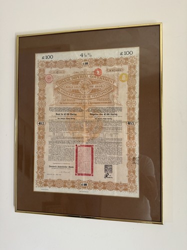 100 pound denominated bond - pound, of