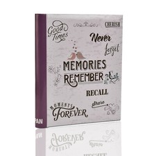 A4 Size Self Adhesive Photo Album Hold Various Sized Picture 20/Sheets 40/Sides