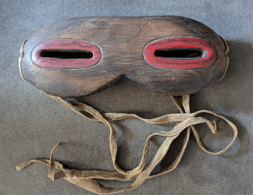 Vintage inuit wooden snow - vintage,