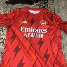 Adidas Arsenal Jersey Juniors 13/14 Red Short Sleeve Pro Red Lightning 22/23