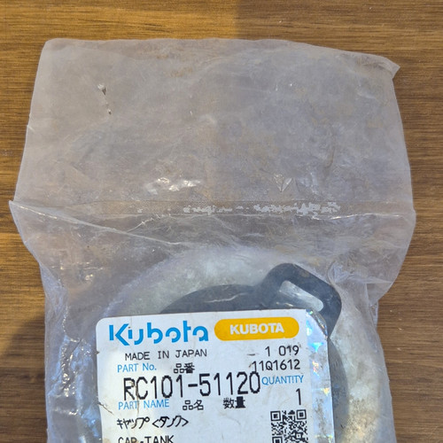 Genuine kubota fuel tank - fuel, cap