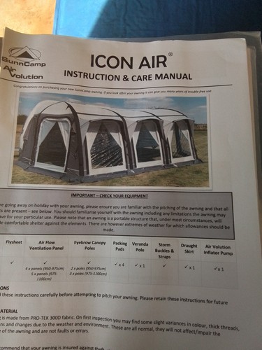 Caravan full awning with - full,