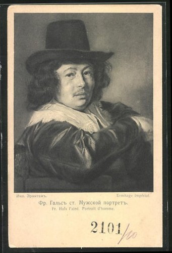 Artist postcard hals - postcard, fr.