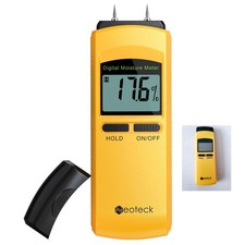 Neoteck Moisture Meter 4 Pin Digital Moisture Meter Damp Detector Humidity Test