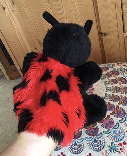 Vintage black red ladybird - vintage,
