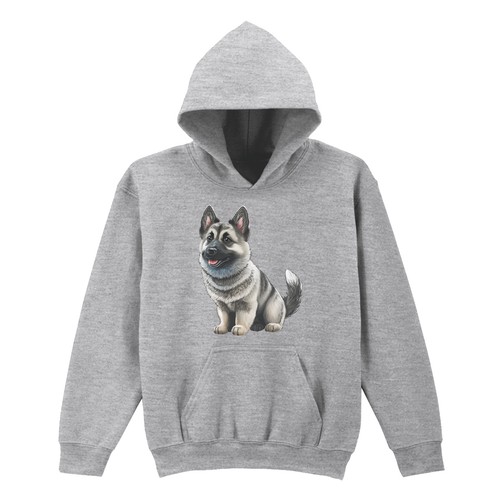 Norwegian elkhound dog - norwegian, animals