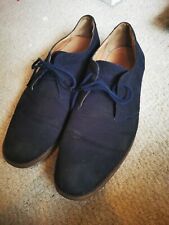 Men's Navy Desert Shoes Size 10 Smart