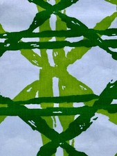 Plaid LIME 1960’s Abstract
