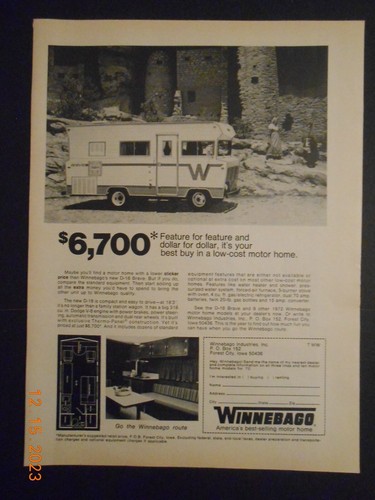 1972 winnebago industries - winnebago,