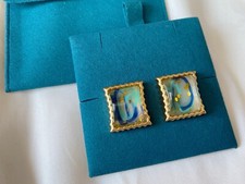 Resin Colorful wave Stud Earrings