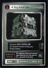 STAR TREK CCG THE BORG RARE CARD BORG TACTICAL CUBE