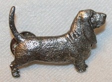 BASSET HOUND Dog Fine PEWTER