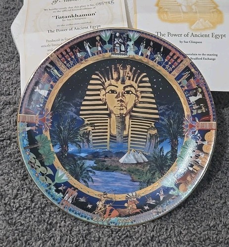 Tutankhamun plate the power - plate,