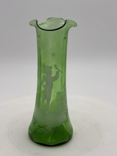 Antique mary gregory - gregory, lime