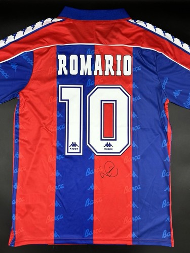 Romario signed barcelona - signed,