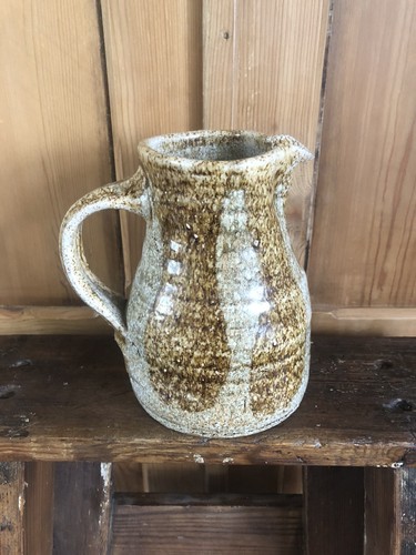 Pottery vintage studio jug - pottery,
