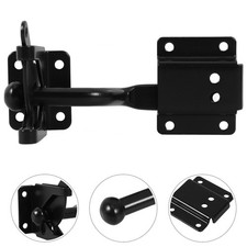  Gate Hinges Self Locking Latch Bookshelf Door Cabinet Latches and Catches