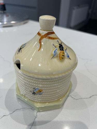 Crown devon vintage honey pot - vintage,