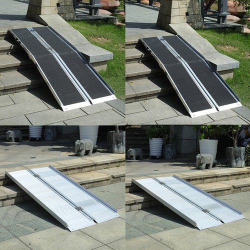 Folding wheelchair ramp - folding,