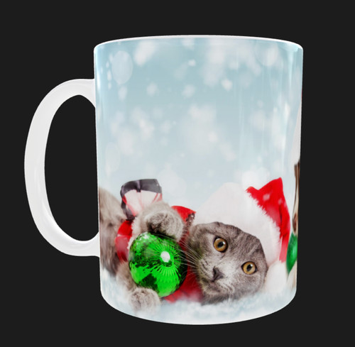 Cute christmas mug pets dog - mug,