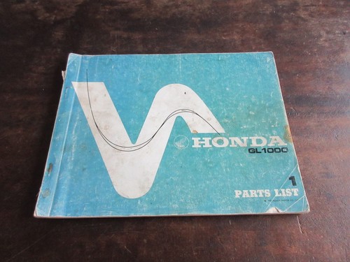 Honda gl1000 1975 parts list - gl1000,