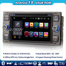 8-Core Android 14 Car Stereo Radio Ford S-Max Galaxy Kuga Focus Transit Mondeo