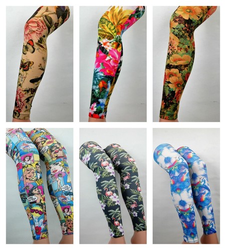 Patterned tights footless - patterned,
