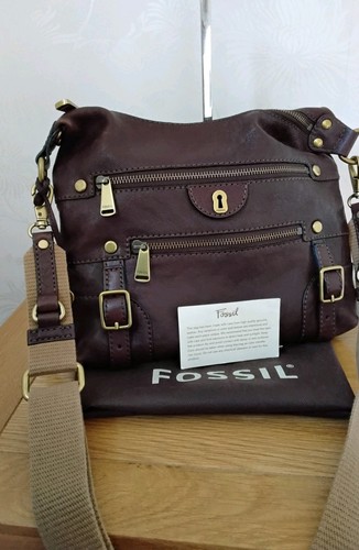 Fossil emilia bag chocolate - bag,