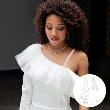 4 Pairs Transparent Shoulder