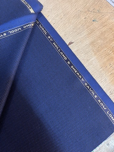 Holland sherry birdseye - &, blue