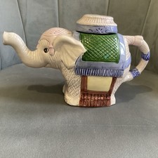 Vintage Elephant Teapot Decorative China Tea Pot