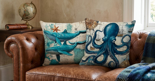 Aquatic whale octopus - &, single