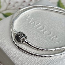 Pandora S925 ALE - Pave Barrel
